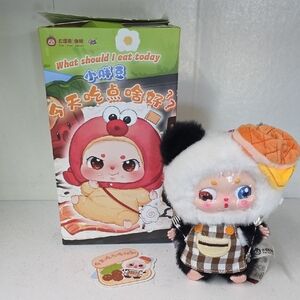 Baby Three Plush Doll What Should I Eat Today (New)